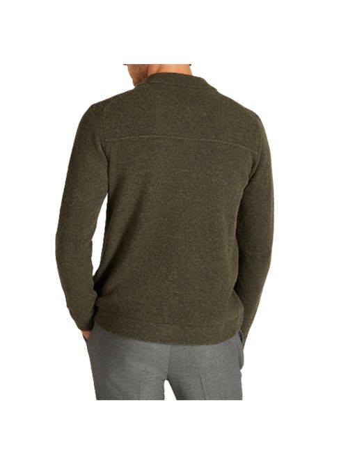 Overshirt regular fit in bouclé di lana Geelong Zanone | 810511 ZN283Z3600